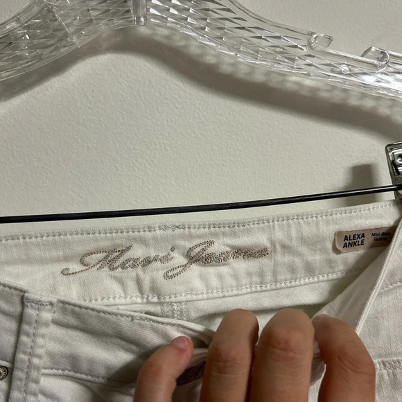Mavi Alexa  Ankle White Jeans - Picture 3 of 4